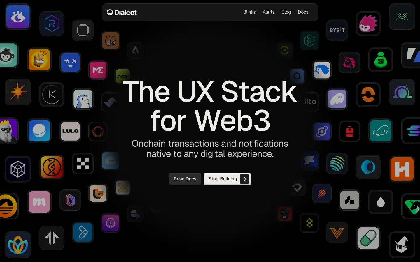Homepage of Dialect