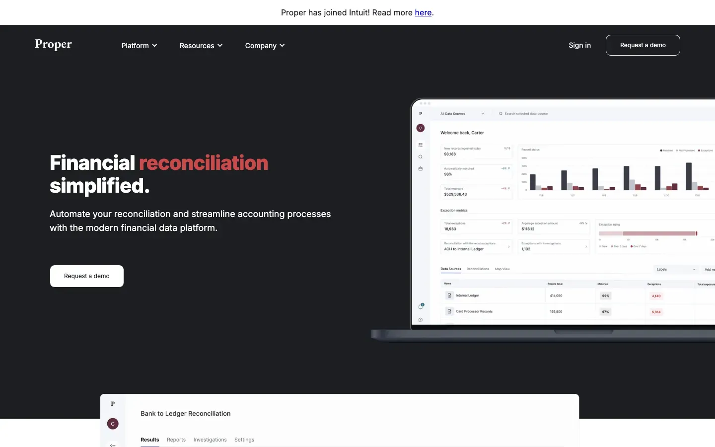 Homepage of Proper