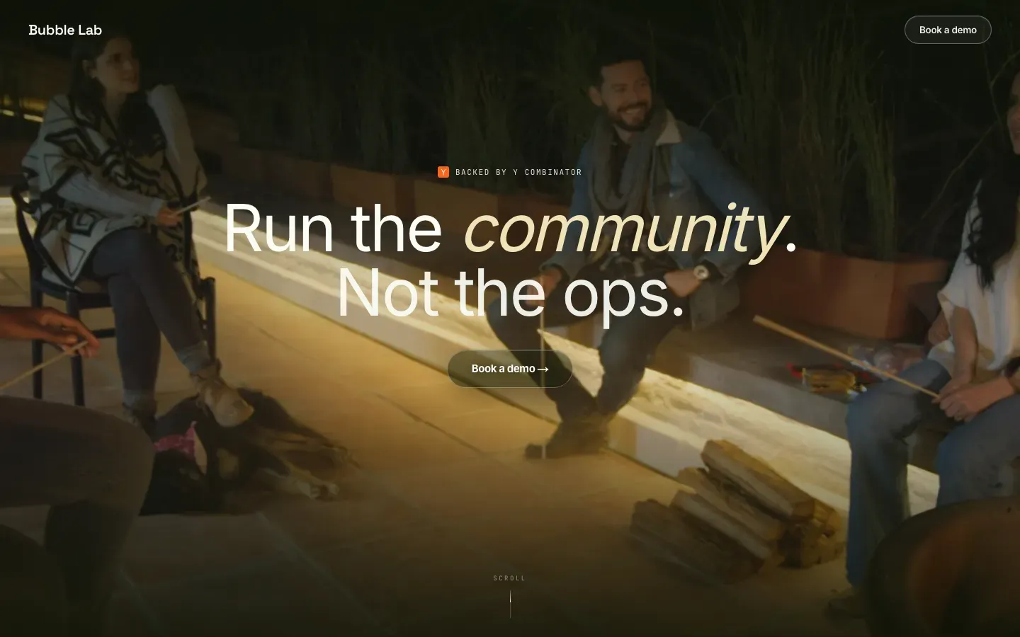 Homepage of Bubble Lab