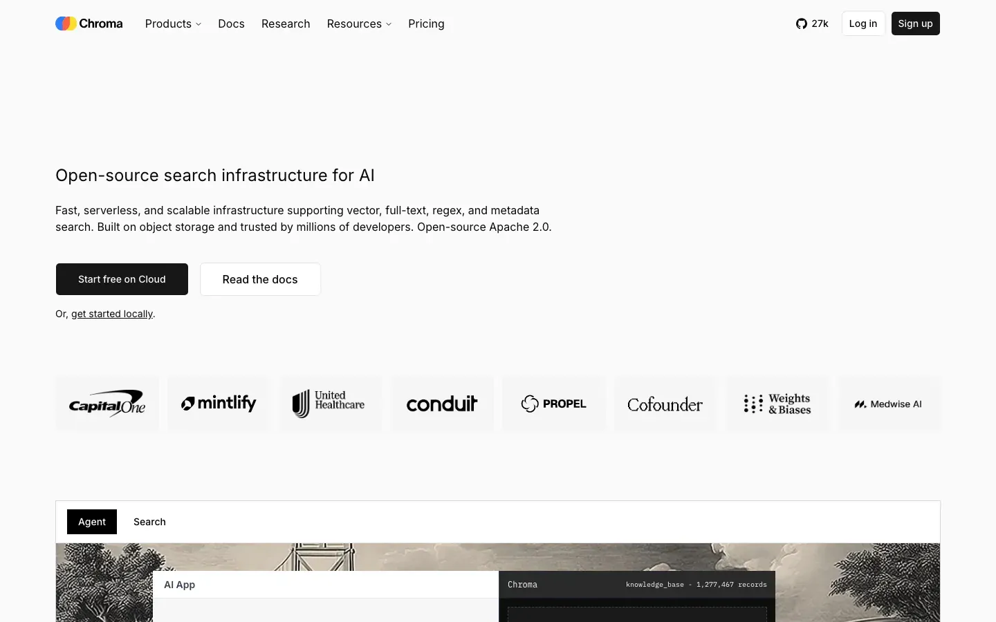 Homepage of Chroma