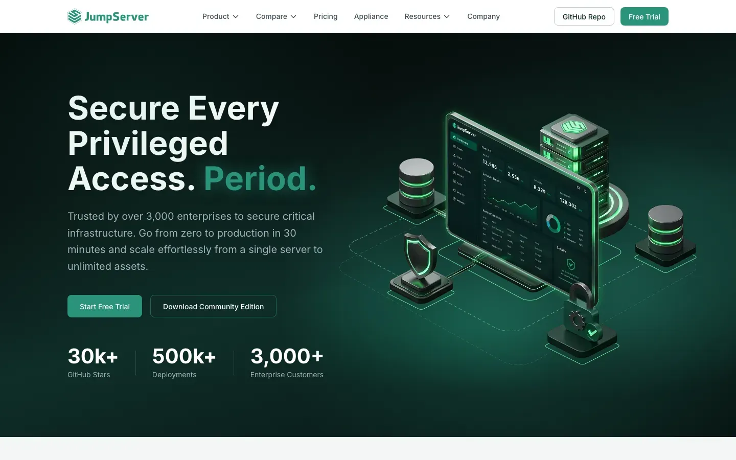 Homepage of JumpServer