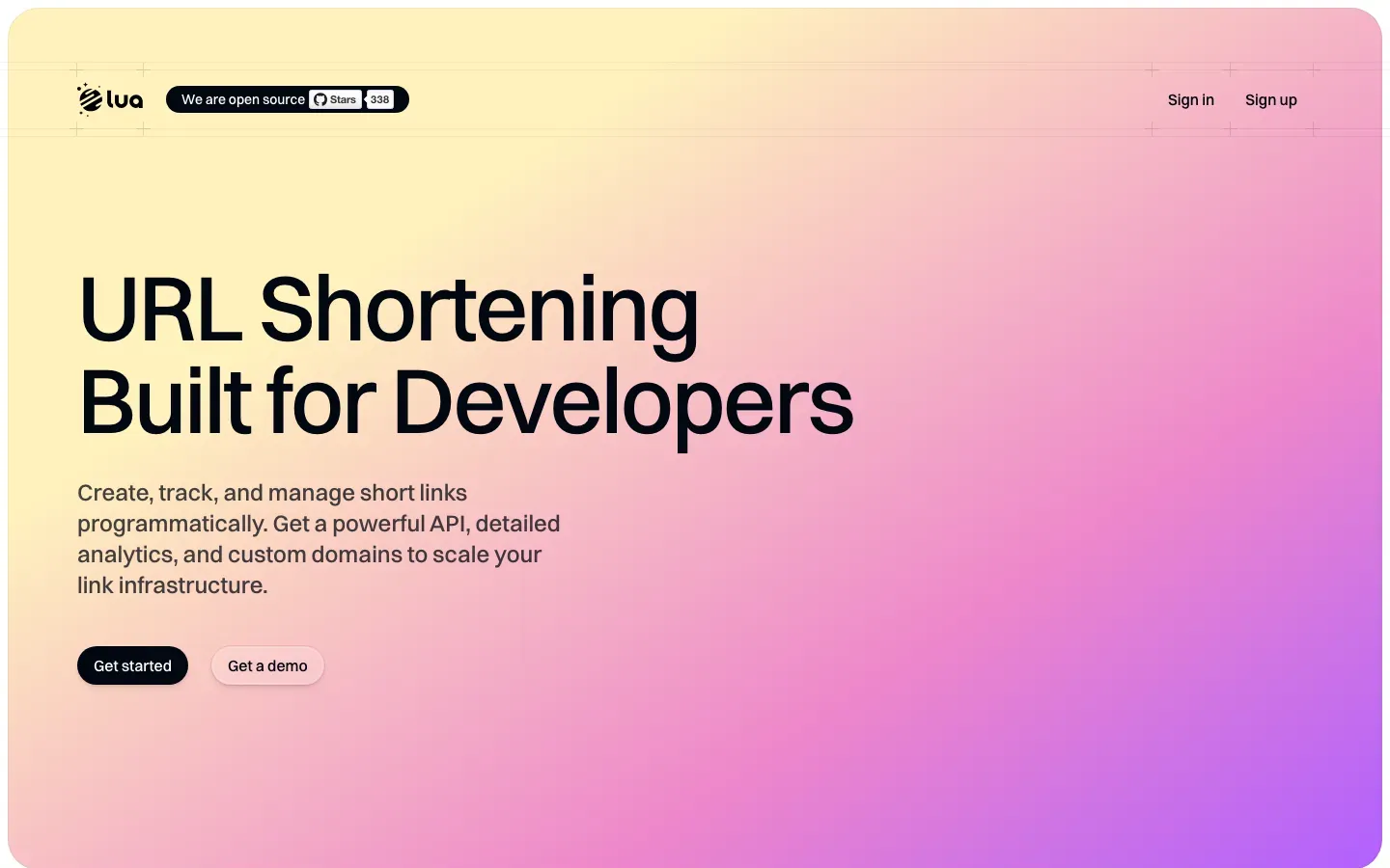 Homepage of Lua.sh