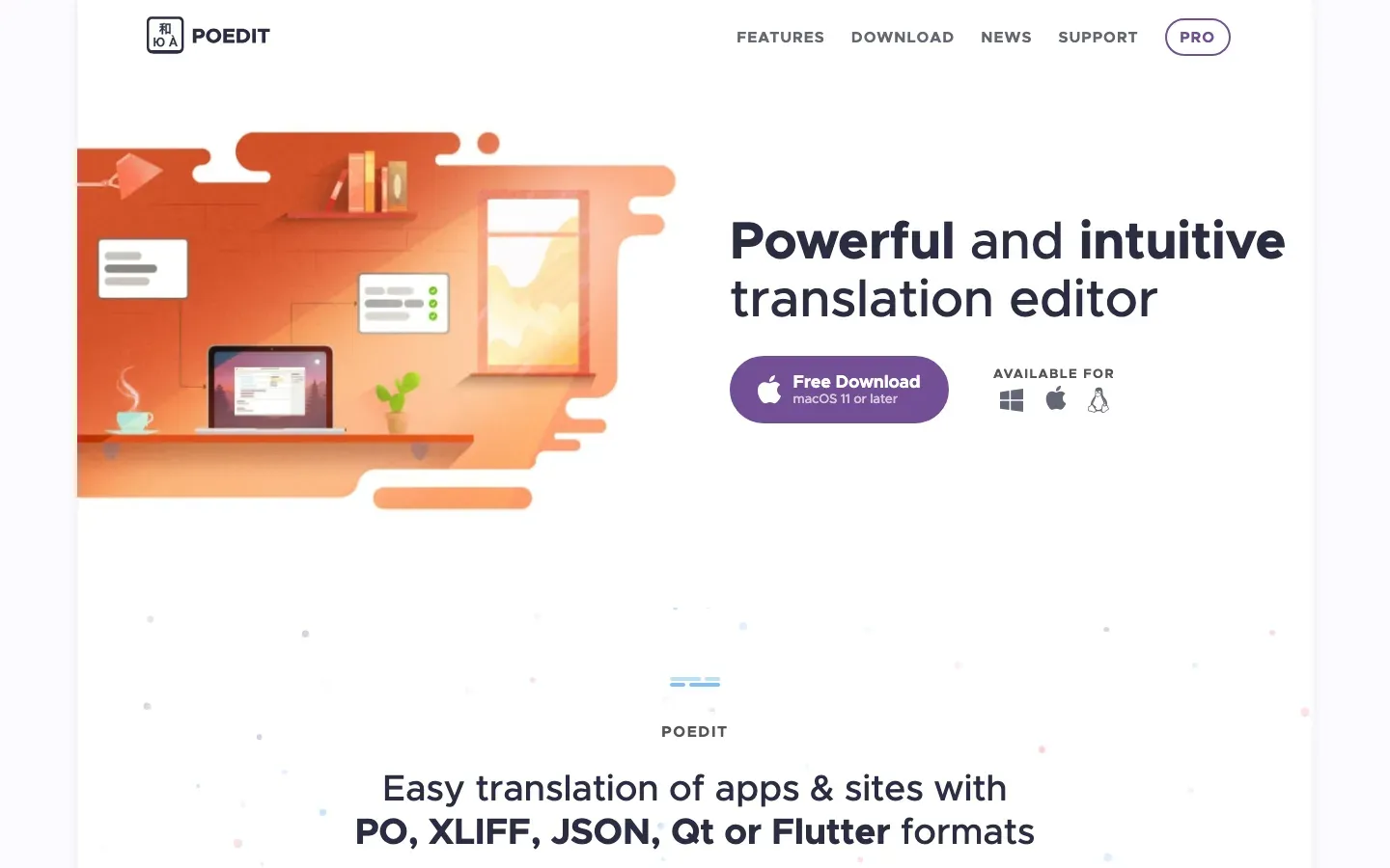 Homepage of Poedit