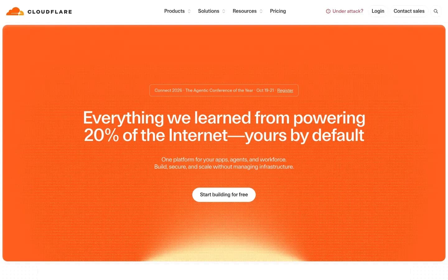 Homepage of Zaraz